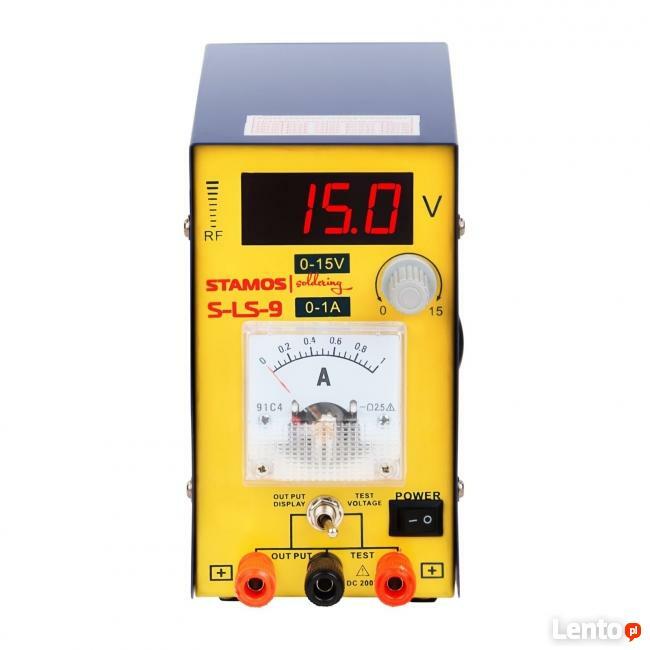 Zasilacz laboratoryjny DC 0-15V 1A