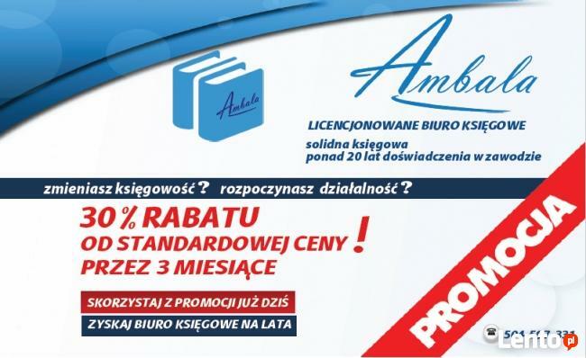 Doświadczona księgowa poprowadzi Twoje rachunki -PROMOCJA !