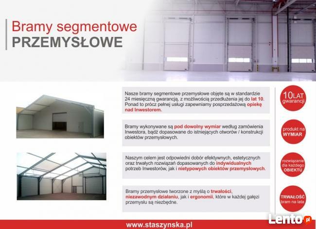 BRAMY SEGMENTOWE OCIEPLANE GARAŻOWE, PRZEMYSŁOWE, ROLOWANE