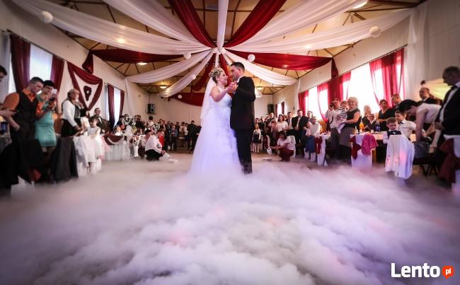 Pierwszy taniec w chmurach, ciężki dym, mgła na wesele!