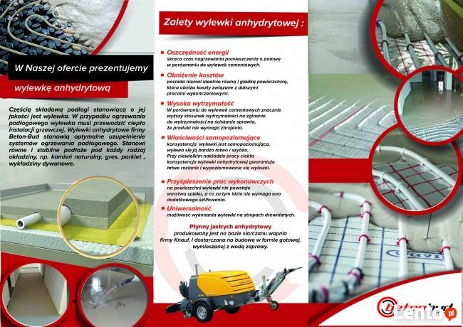Wylewki posadzki anhydrytowe Sandomierz,Tarnobrzeg i okolice
