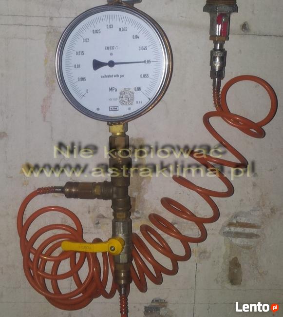 Główna próba gazowa protokół z legalizacją uprawnienia gaz