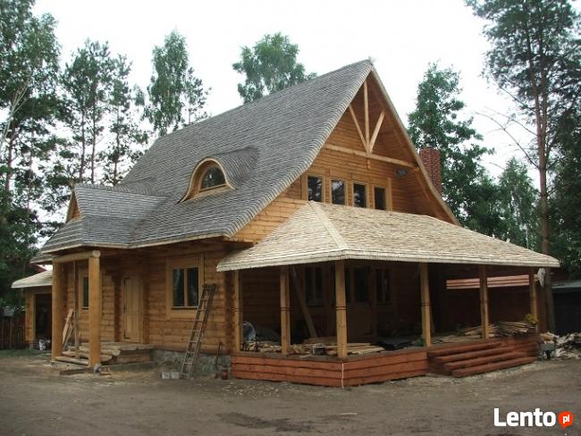 Dach ekologiczny z Wióra Osikowego - Dachy Wiór Osikowy. Cał