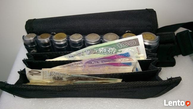 Organizer pieniędzy, saszetka, coin dispenser