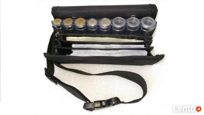 Organizer pieniędzy, saszetka, coin dispenser