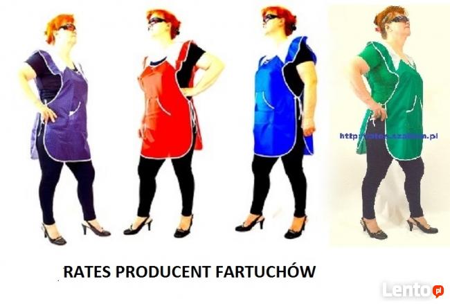 Fartuchy laboratoryjne cena 20 zł. netto RATES Producent