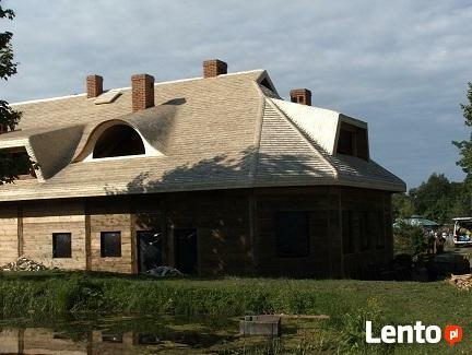 Dach ekologiczny z Wióra Osikowego - Dachy Wiór Osikowy. Cał