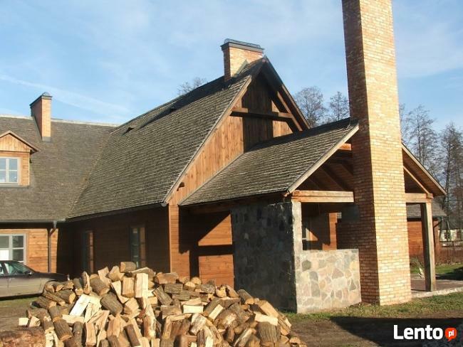 Dach ekologiczny z Wióra Osikowego - Dachy Wiór Osikowy. Cał