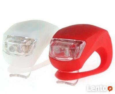 Lampki rowerowe LED (ZESTAW: tył+przód)