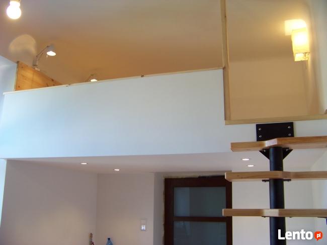 Budowa antresoli użytkowych , do spania , stropy drewniane