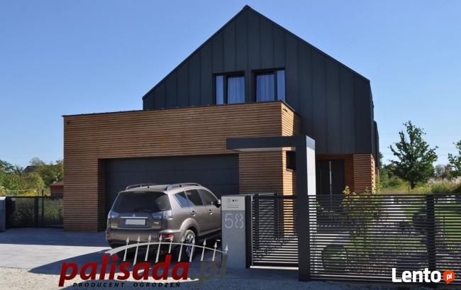 Ogrodzenia aluminiowe nowoczesne żaluzjowe gabiony