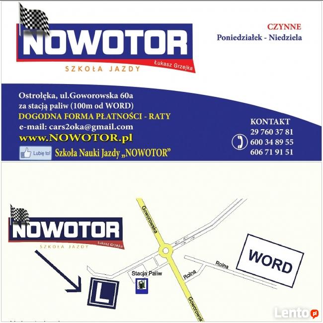 Jazdy Doszkalające w Ostrołęce przed egzaminem