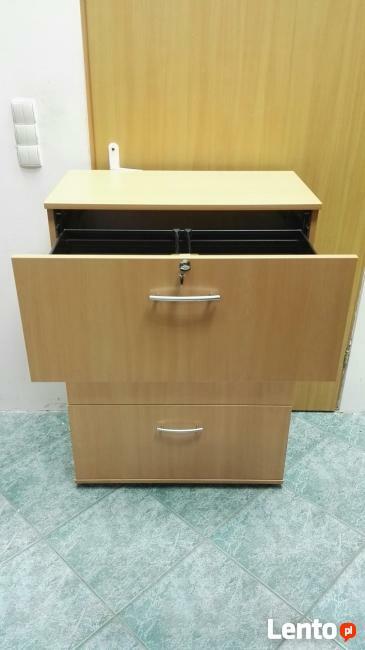 Szafa biurowa kartotekowa MDD jabłoń - meble biurowe używane