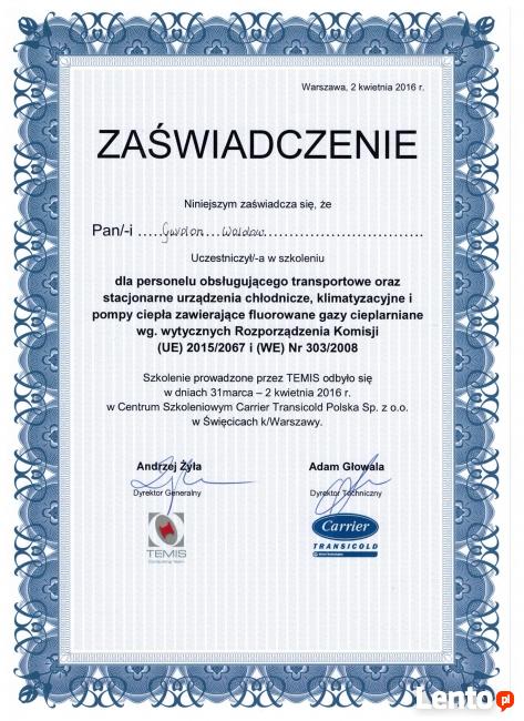 Klimatyzacja i Chłodnictwo - Serwis / montaż Bytom / Śląsk