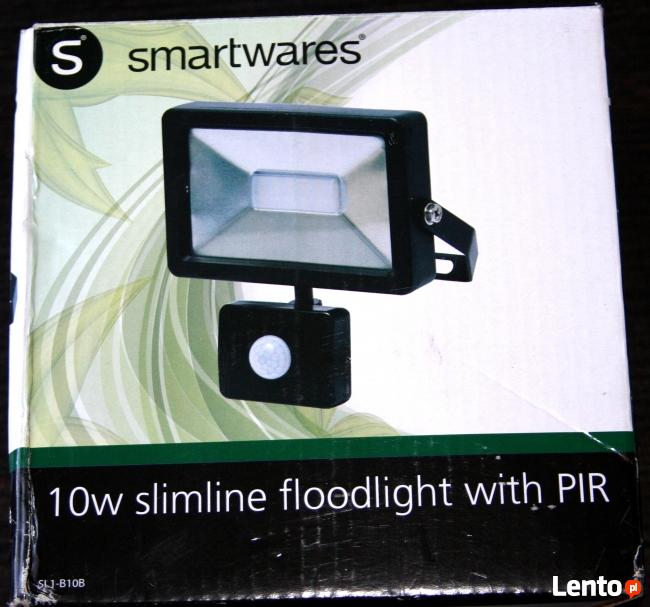 Naświetlacz reflektor LED z czujnikiem ruchu PIR nowy 10W