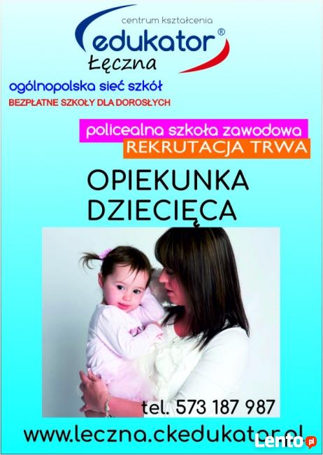 Opiekunka dziecięca CK EDUKATOR w Łęcznej