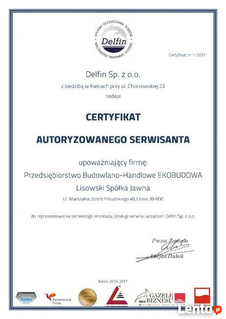 Oczyszczalnia hybrydowa Delfin Pro Premium MBBR od 6 osób