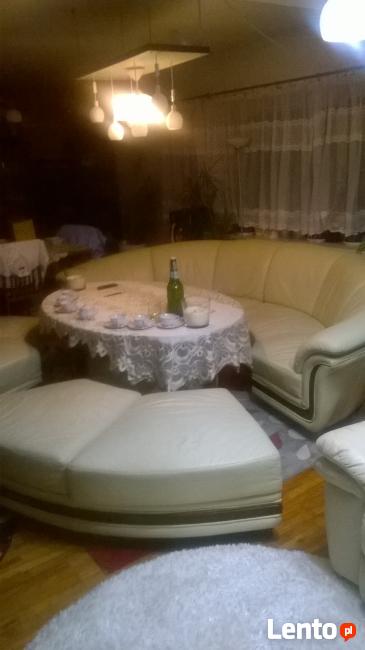 kanapa fotel -prawdziwa skóra