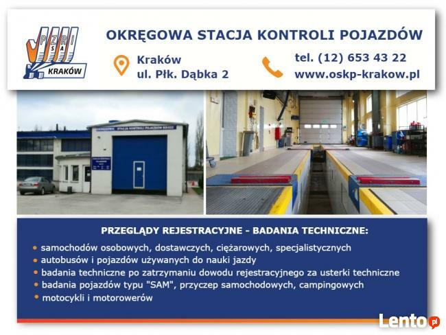 Przeglądy Rejestracyjne Kraków - wszystkie typy pojazdów !