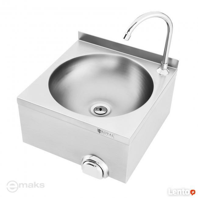 Umywalka uruchamiana kolanem wraz z akcesoriami