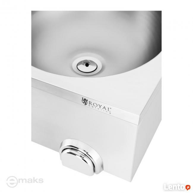 Umywalka uruchamiana kolanem wraz z akcesoriami