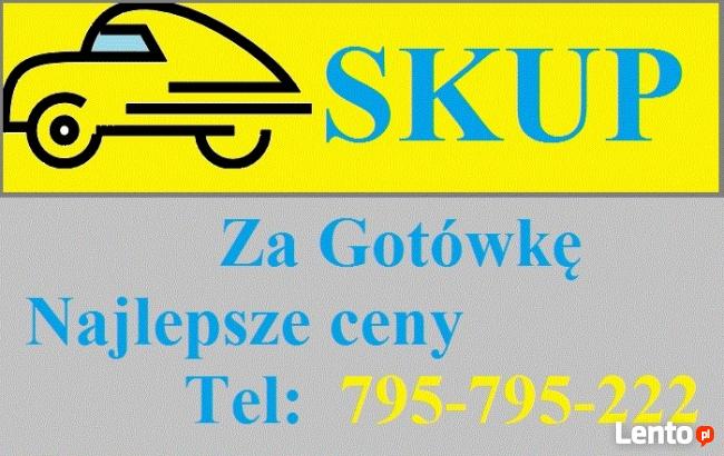 SKUP samochodów i motocykli GOTÓWKA 795-795-222