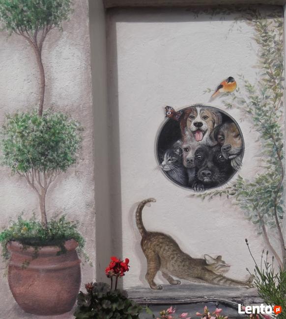 Malowanie artystyczne ścian, iluzja, freski, artysta plastyk