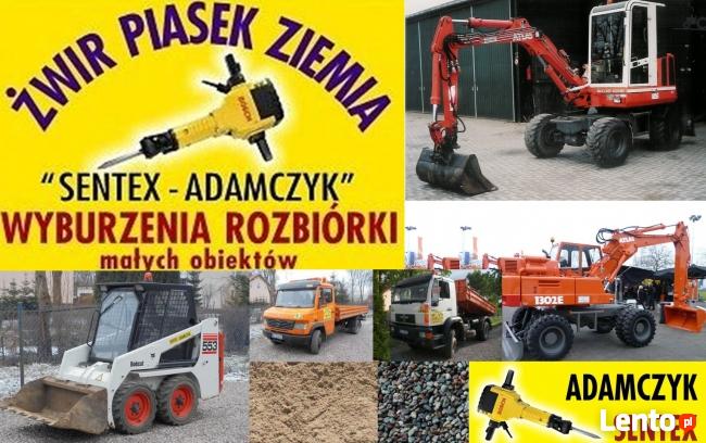 prace roboty ziemne usługi mini koparka ładowarka Olsztyn