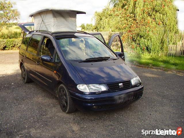 Volkswagen Sharan TDI 1999 z namiotem na dachu 7os. Vestfali