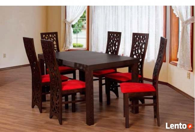 Stół Camilla z 6 krzesłami Drzewko- sellmeble