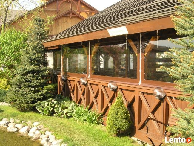 Zadaszenie na taras witryny rolety markizy z plandeki folii