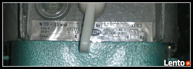 Stycznik olejowy typ N 110-35 ; 500V ; 35A~