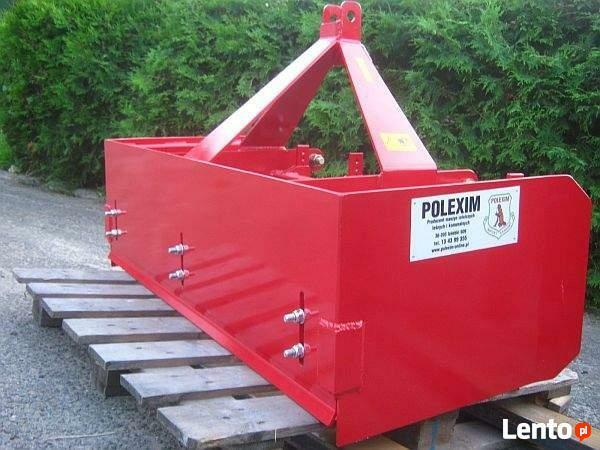 NIWELATOR ZAWIESZANY NA TUZ CIĄGNIKA, RÓWNIARKA SKRZYNIOWA