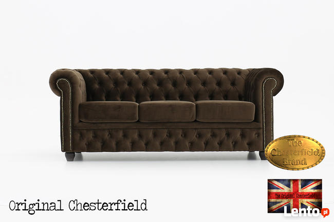 Cherstrefield sofa 3 os Fluweel