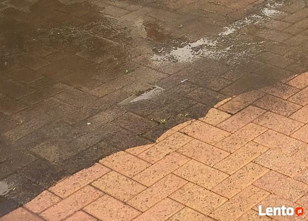 Czyszczenie kostki brukowej, mycie elewacji, dachów, ogrodze