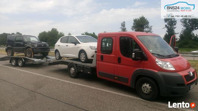 Wynajem Lawet AUTOLAWET Autolaweta Kraków Nowa Huta DOKA