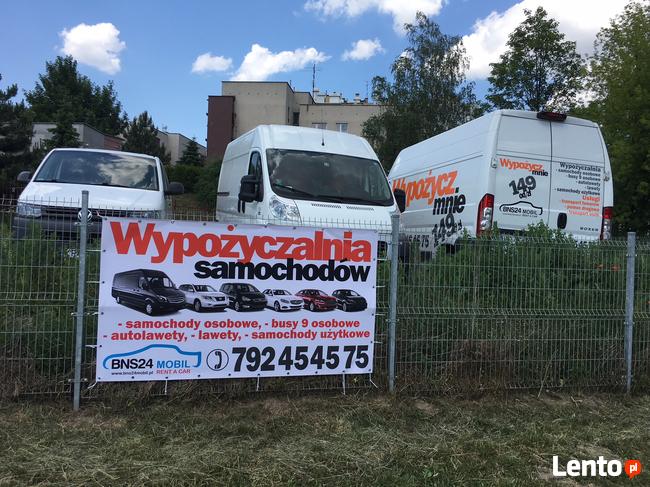 Wynajem wypożyczalnia busów dziewięcio 9 osobowych Kraków