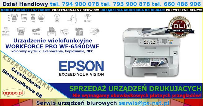 Urządzenie wielofunkcyjne Epson WORKFORCE PRO MFP WF-6590DWF