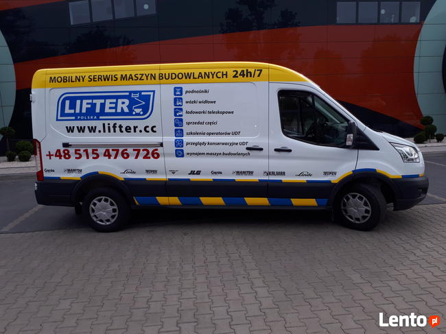Mobilny serwis maszyn budowlanych MANITOU MERLO TEREX DIECI