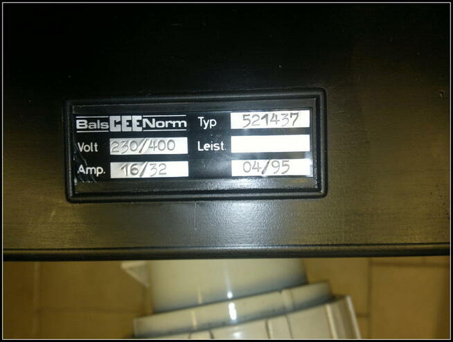 Rozdzielnica Bals cee norm ; typ 521437