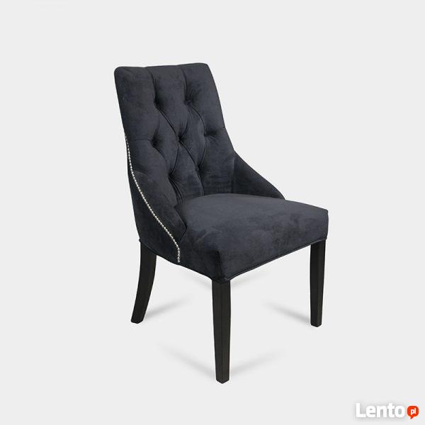 Nowe eleganckie pikowane krzesło z kołatką tapicerowane