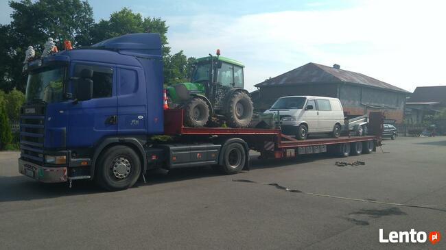 Transport niskopodwoziowych,naczepa niskopodwoziowa,usługi.