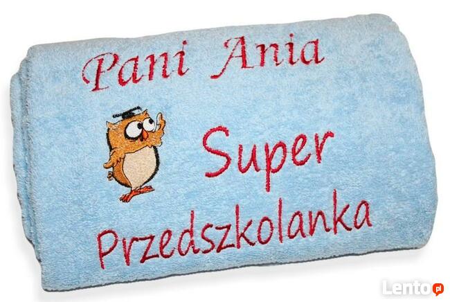 Prezent Ręcznik dla Nauczyciela Wychowawcy Trenera z napisem