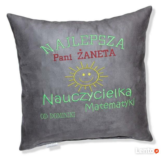 Prezent dla Nauczyciela na Zakończenie Roku Szkoły PODUSZKA