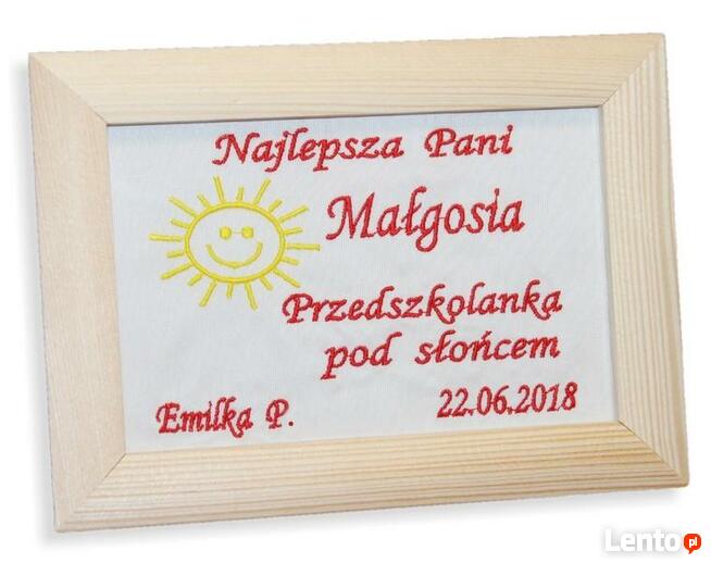Prezent dla Nauczyciela Wychowawcy Przedszkolanki w RAMKA