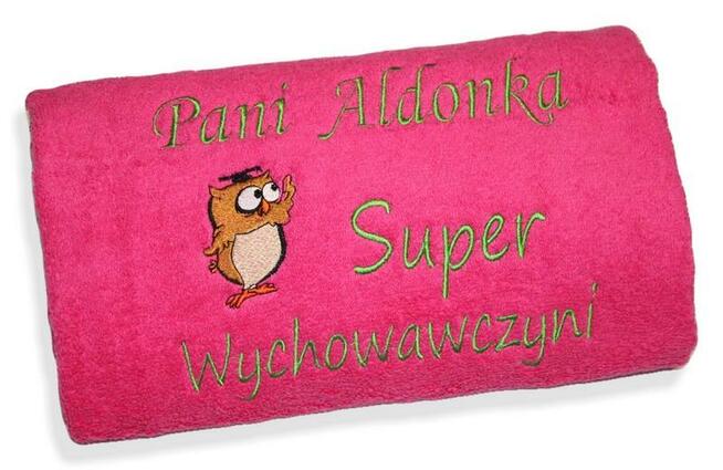 Prezent Ręcznik dla Nauczyciela Wychowawcy Trenera z napisem