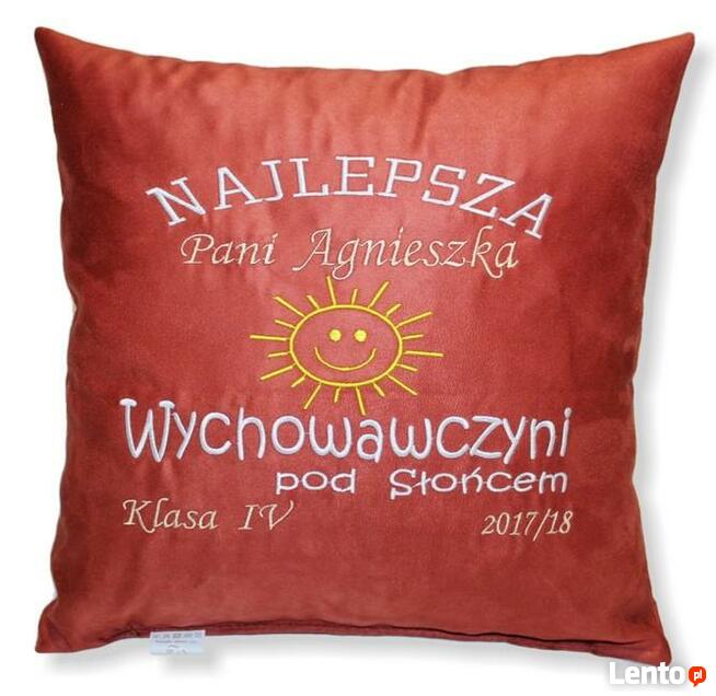 Prezent dla Nauczyciela na Zakończenie Roku Szkoły PODUSZKA