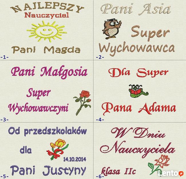 Prezent Ręcznik dla Nauczyciela Wychowawcy Trenera z napisem