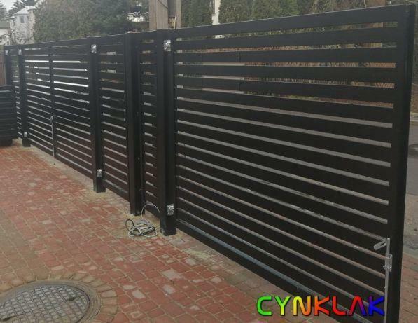 Ogrodzenia bramy przęsła furtki pod wymiar malowanie proszko