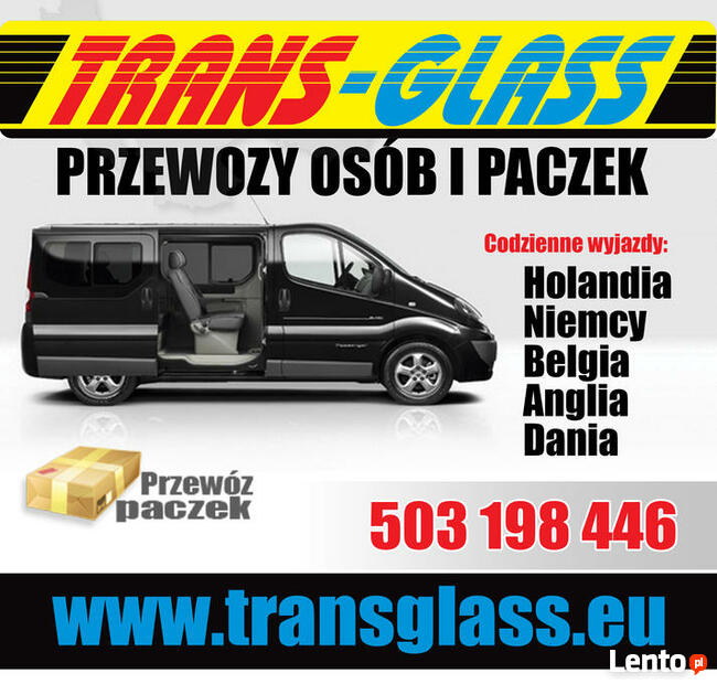 TRANS GLASS PRZEWÓZ OSÓB I PACZEK